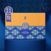 黄老五 芙蓉锦绣 月饼礼盒 680g