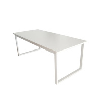 TTyoop 2000*1000*750mm 钢质白色钢架桌 张