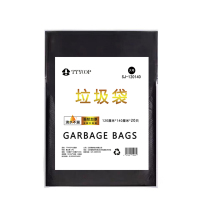 TTYOOP SJ-120140 120*140cm 20只/包 大号强韧加厚平装垃圾袋 (计价单位:包) 黑色