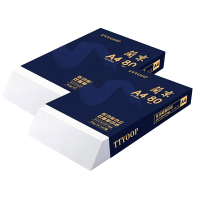 TTYOOP 蘭京A4 80g 500张/包 5包/箱 多功能复印纸 (计价单位:箱) 白色