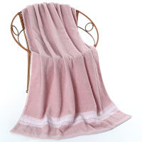 班诺 鼻子浴巾毛巾单条装 34*74cm/盒(粉色)