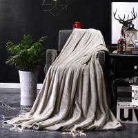 班诺 法兰绒四季毯--银灰色 150×200cm/条