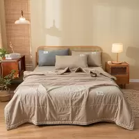 班诺 A类纯色棉花被 200*230cm/床(冰咖)