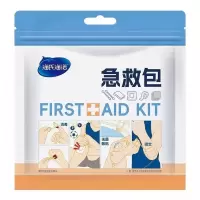 海氏海诺 6件组合急救包一次性皮肤伤口清洁消毒棉签创口贴出差旅行应急医药包套装