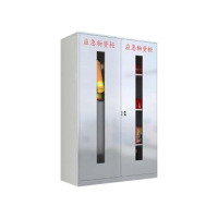 汉诺鑫威304不锈钢应急物资柜消防救援器材箱防护用品柜室外微型消防柜高1650*宽1090*深460(加厚304材质)