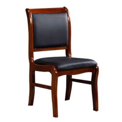 铭威盾简约现代椅子办公椅会议椅实木靠背椅