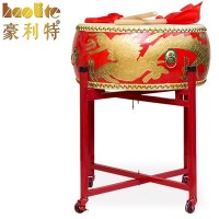 豪利特16寸牛皮鼓扁鼓战鼓龙鼓带鼓架普通款