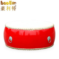 豪利特12寸牛皮鼓扁鼓战鼓红鼓普通款