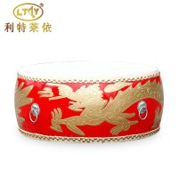 利特莱依14寸牛皮鼓扁鼓龙鼓战鼓普通款