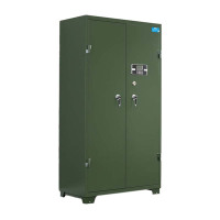 铭威盾绿色存储柜管制器械保管柜密码锁枪柜存放柜组合柜(可存放12把手枪+24把长枪高1.8米)