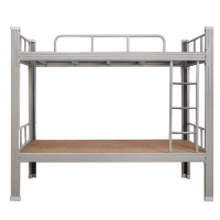 风雷动铁架床钢木床宿舍床灰色加厚型2000X1200含床板常规A