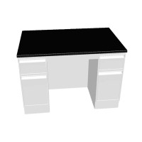 汉诺鑫威办公桌全钢边台1200*750*800mm