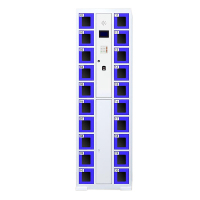 风雷动智能手机柜存放柜存包柜储物柜20门透明款常规A