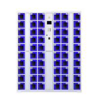 风雷动智能手机柜存放柜存包柜储物柜60门透明款常规A