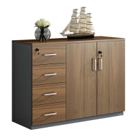 风雷动办公室矮柜储物柜文件柜2门4抽屉常规A