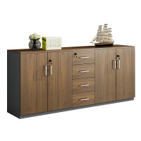 风雷动办公室矮柜储物柜文件柜4门4抽屉常规A