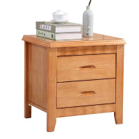 风雷动床头柜简约现代卧室床边储物柜标准款榉木色50*41*50cm常规A