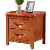 风雷动床头柜简约现代卧室床边储物柜升级款海棠色50*41*50cm常规A