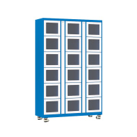 DXBG智能物料管理柜工厂车间耗材出入库自助领取支持人脸识别定制开发18格口副柜