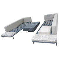 汉诺鑫威定制户外休闲沙发铝合金大理石沙发