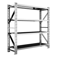 汉诺鑫威304不锈钢仓储货架重型置物架地下室冷库重型储物架2000*500*2000主架304材质单层承重200kg