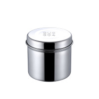 德勒 圆柱型10cm(钢盖) 留样盒