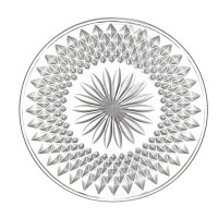 宜铂 水晶款 直径35cm(1只装) 水果盘 透明 (计价单位:个)