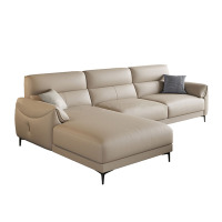 DXBG现代极简新款猫爪皮组合沙发