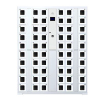 汉诺鑫威文件柜智能手机柜存放柜存包柜储物柜60门手机存放柜透明款