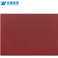 云健 4.5mm红色布纹运动地板地胶 平方米