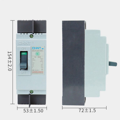 正泰(CHNT) 塑料外壳式断路器 DZ15 40/2901 20A 36只装