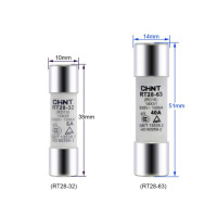 正泰(CHNT) 圆筒形帽熔断器 RT14/RT28熔芯 RO16(14*51) 63A 1000只装
