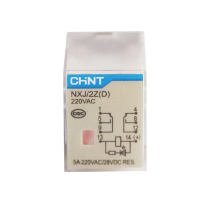 正泰(CHNT) 小型继电器 NXJ 3Z带灯 DC24V 480只装