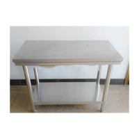 组装式操作台 双层不锈钢工作台桌子2米2000*600*800mm