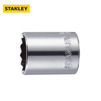 史丹利(STANLEY) 12.5MM系列公制6角标准套筒19mm 86-519-1-22 6个起订