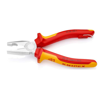 凯尼派克(KNIPEX) 防坠落工具绝缘系列钢丝钳 0306180T 货期8周