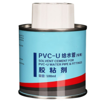 PVC管胶水 100ml环保给水粘合剂排水管胶粘剂 10个起订