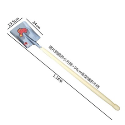 铁锹 手柄 材质:木柄 铁锹长:125(±5)cm 锹面宽:13(±5)cm 货期一周