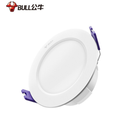 公牛(bull) LED节能灯 4W/3寸三色调光/开孔尺寸70-85mm MT-C004A-BS