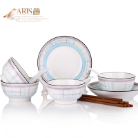 爱依瑞斯ARIS 12头陶瓷餐具组合 流光异彩 AS-D1212H