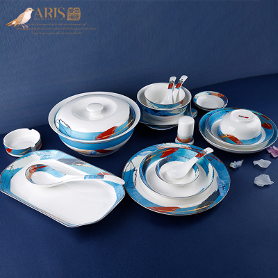爱依瑞斯ARIS 56头陶瓷餐具组合 新羽欣生 AS-D5603H