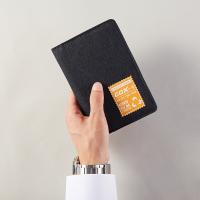 GOX短款轻薄商旅护照夹睿智黑 G-PB-BLCK017