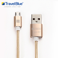 Travel Blue蓝旅 Samsung微型USB2.0充电数据线984金色