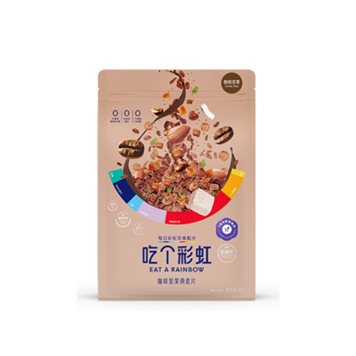 五谷磨房 吃个彩虹-咖啡坚果燕麦片 380g