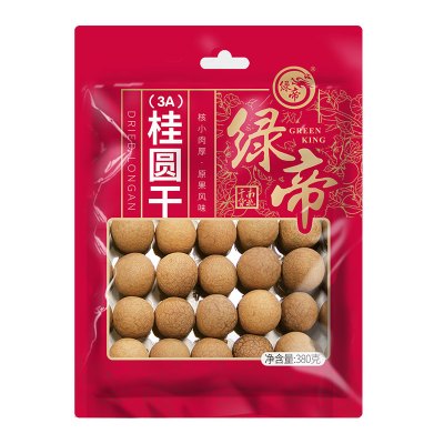 绿帝3A桂圆干380g *3袋