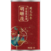 胡姬花国色添香古法花生油1L(铁听)6948195837695