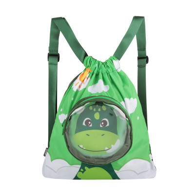 GOX儿童抽绳背包--升级款绿色恐龙G-SB-200GR05SJB