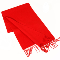 艾丝雅兰 精品羊毛围巾 A-D3026大红色
