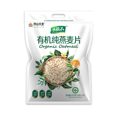 阴山优麦 小燕子有机纯燕麦片 875g