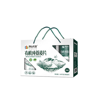 阴山优麦 源生有机纯燕麦片1050克 (礼盒)